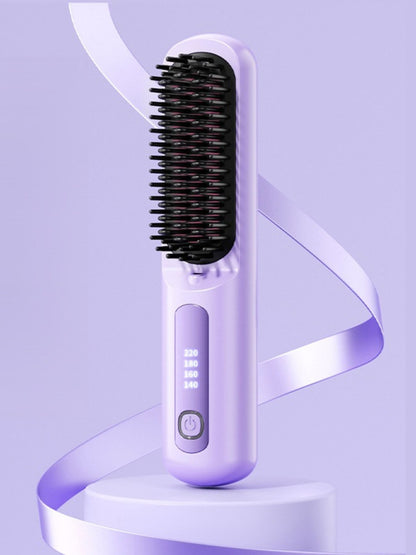 Portable Heated Hair Straightening Comb