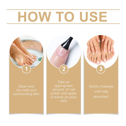 EELHOE Nail Care Solution Strong Repair Nail Surface Moisturizing Clear Gloss Smooth Nail Care Oil