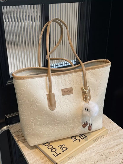 Embossed Pattern Tote Bag