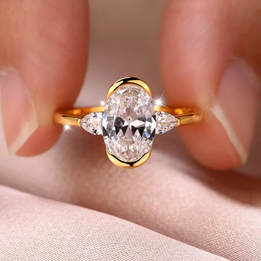 2.5 Carat Moissanite 925 Sterling Silver Ring