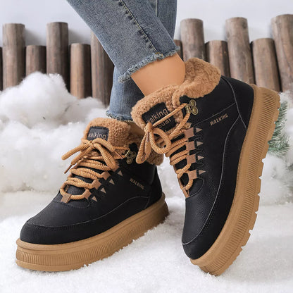 Fur-Lined Ankle Boots