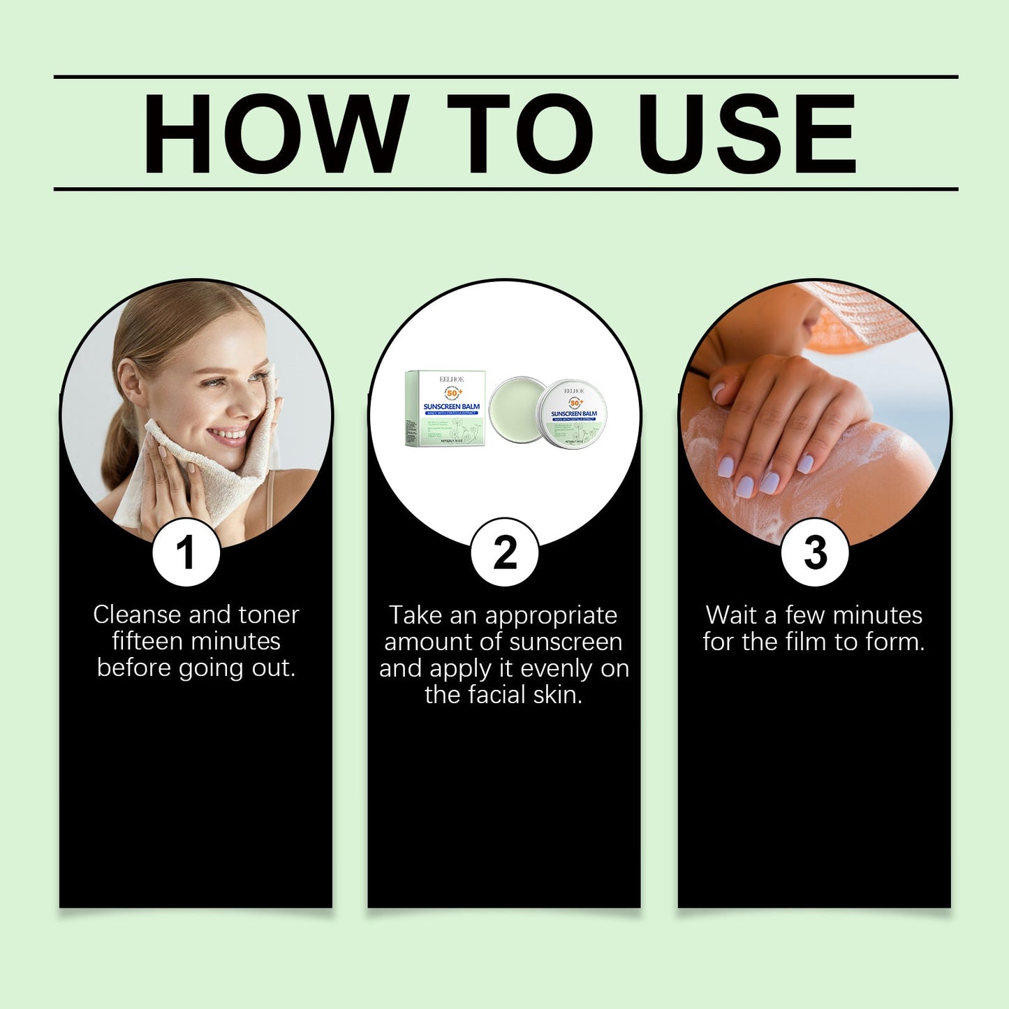 Eelhoe Centella Protective Cream Summer Uv Isolation Refreshing Non-Sticky Moisturizing Protective Cream