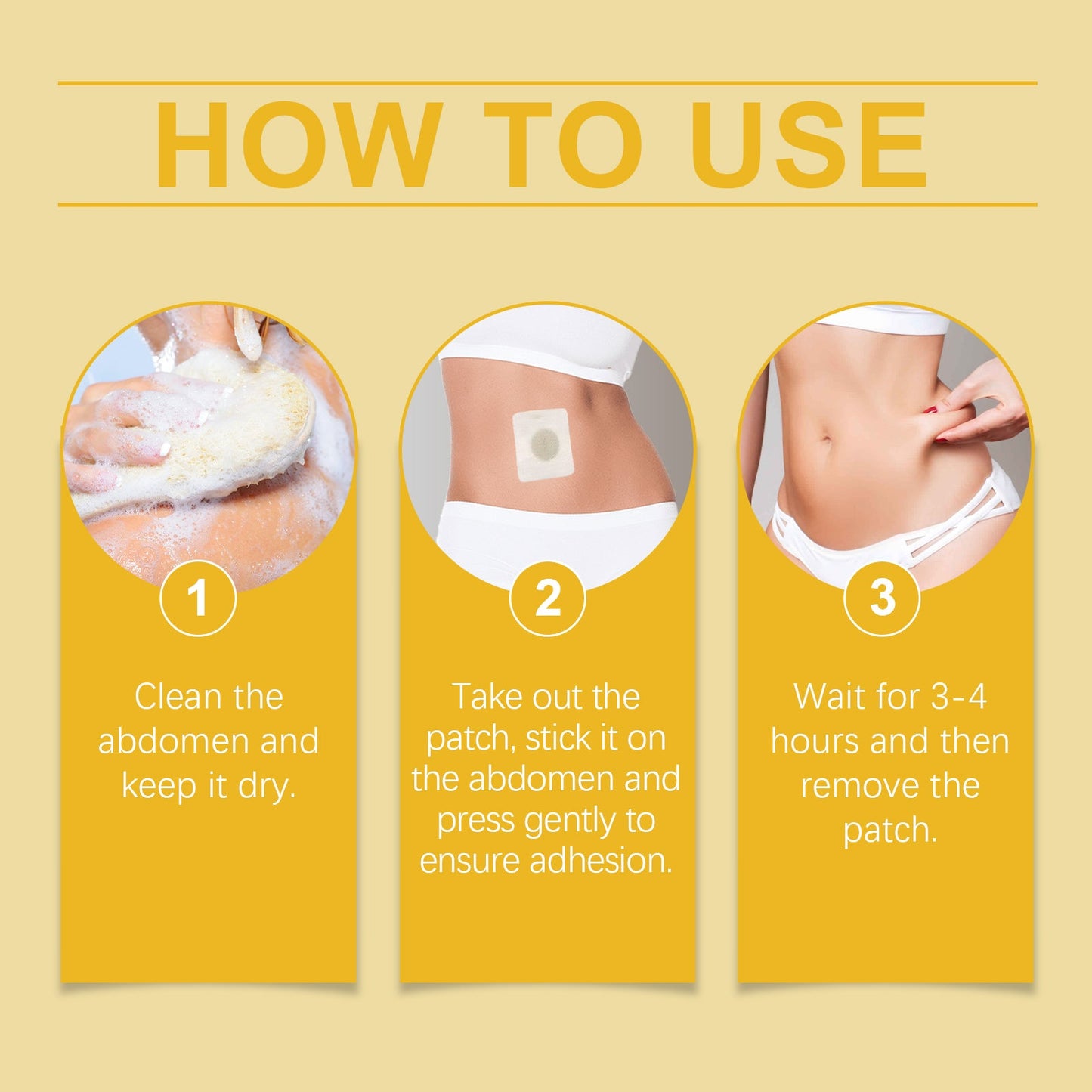 South Moon Bee Venom Body Shaping Patch Firming Light Skin Shape Curves Slimming Care Patch