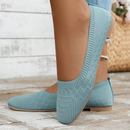 Square Toe Slip-Ons