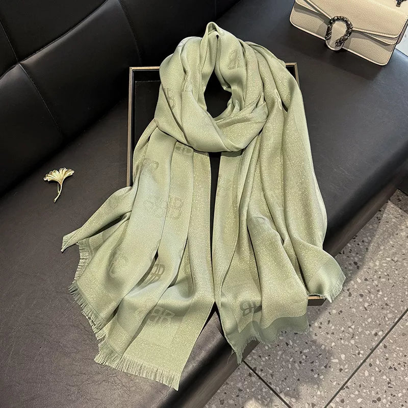 Raw Hem Scarf