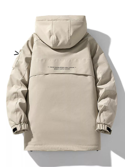 Men's Plus Size Urban Style Hooded Winter Padded Jacket