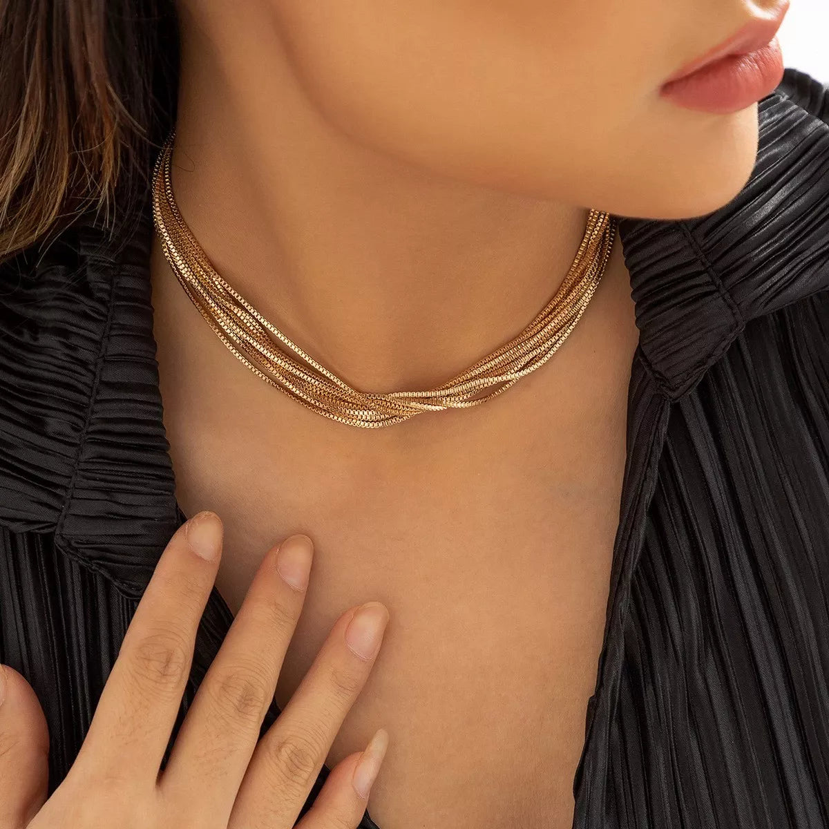 Multi Layered Adjustable Necklace