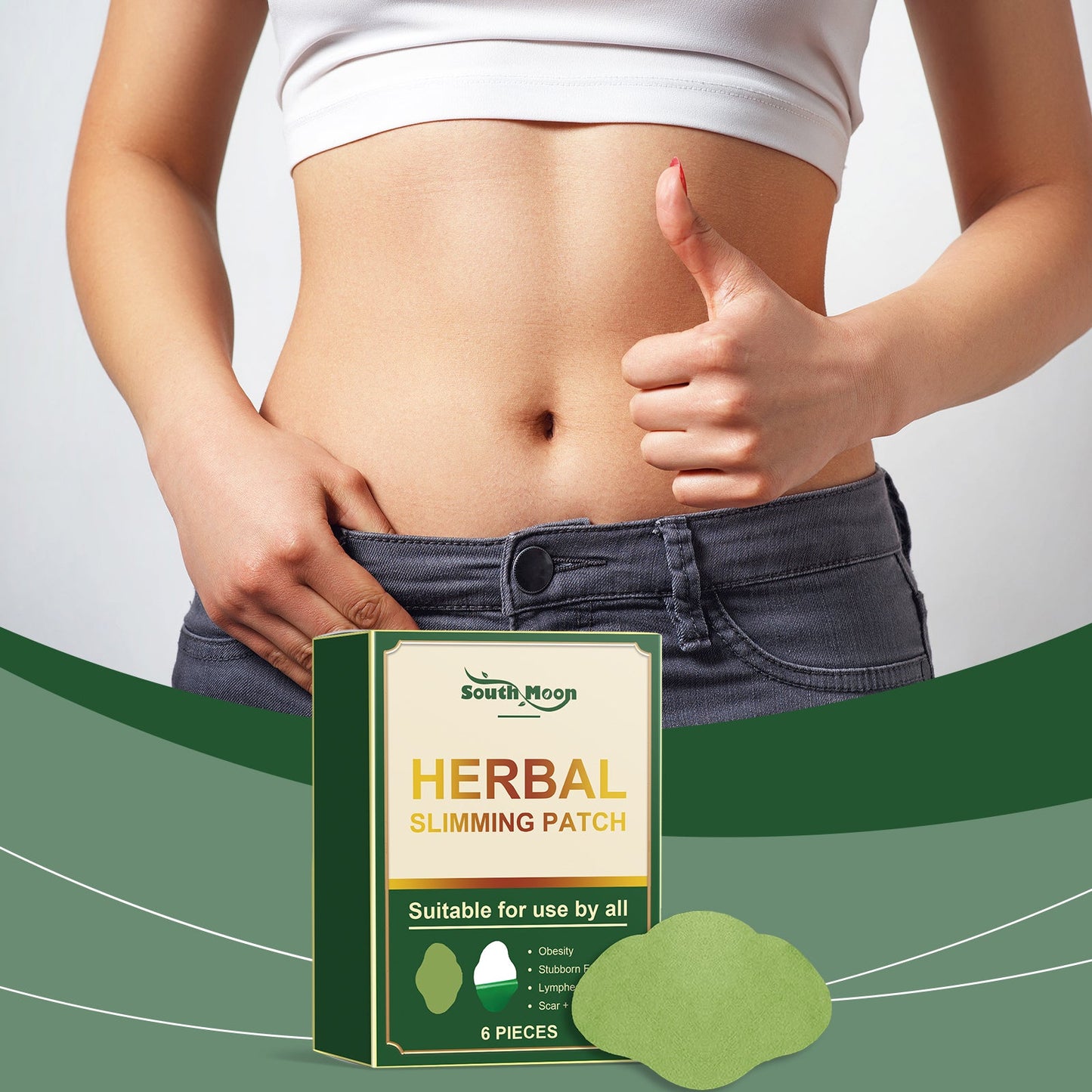 South Moon Body Care Patch, Firming All Over Skin To Highlight Body Shape Gentle Ingredient Lazy Care Patch