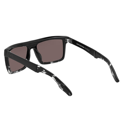 Sepulveda: Polished Dazzle - Brushed Black / Grey Lens