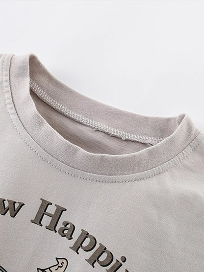 Children's Cartoon Graphic Short Sleeve T-Shirt