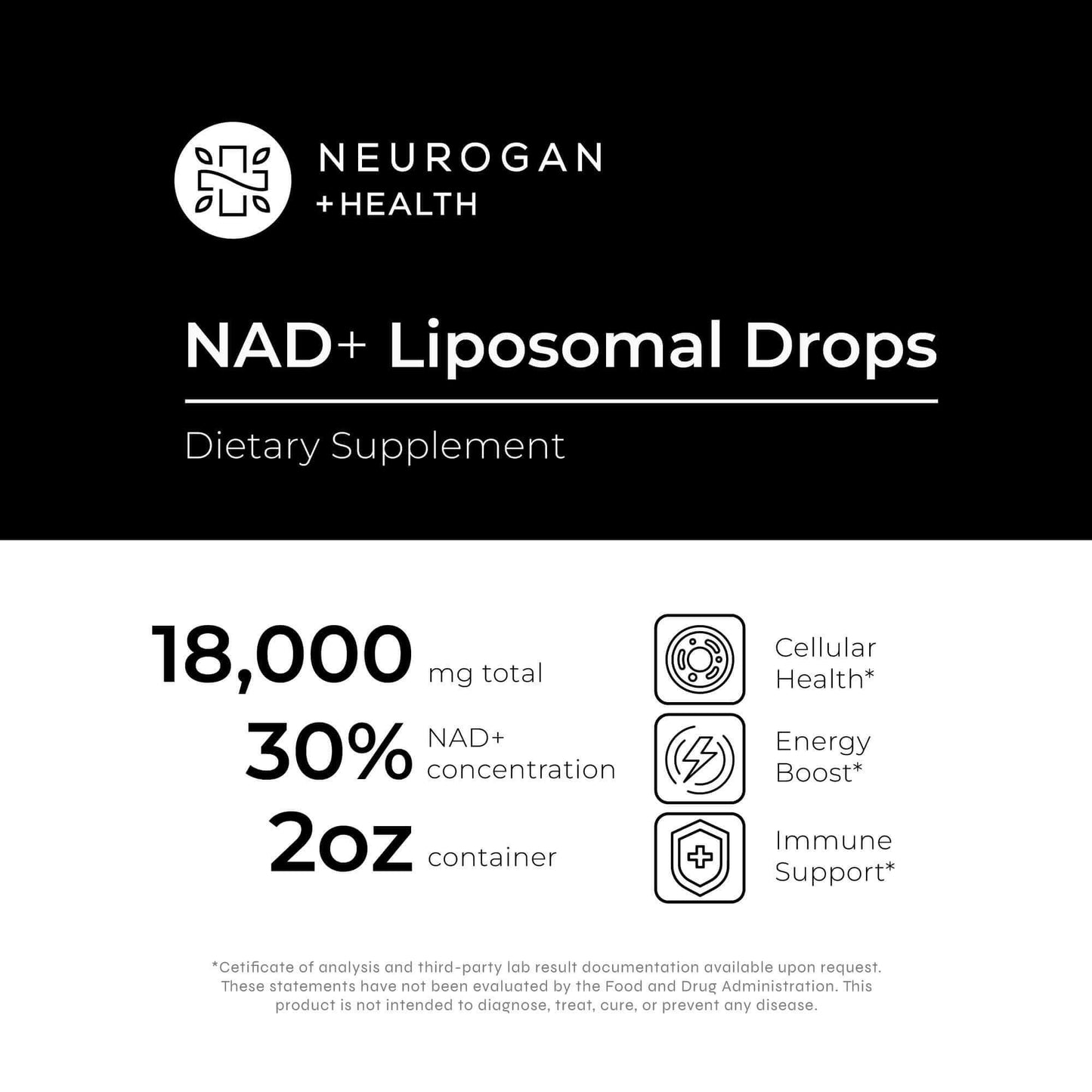 Liposomal NAD+  Liquid Drops