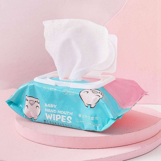 Wet Wipes For Newborn Infants 80 Drawstring Cover