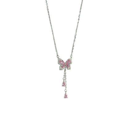 925 Sterling Silver Butterfly Necklace