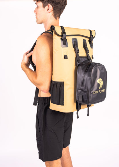 The Bellavia - Auto-Sealing, Waterproof, Floating, Scent Proof Backpack Cooler / Dry Bag Combo
