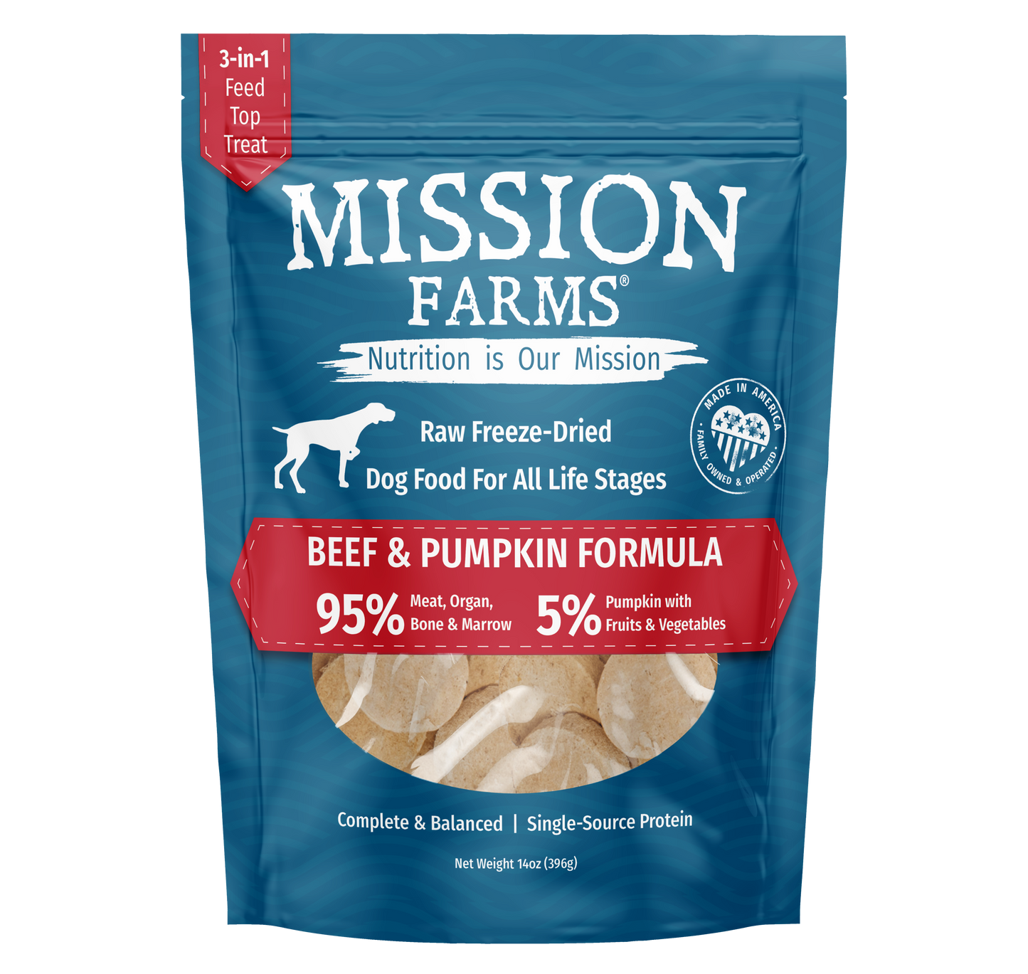 Beef & Pumpkin - 14oz Bag