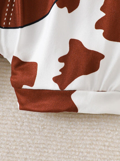 Children's Printed Bodysuit & Shorts Set