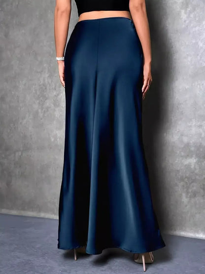 Satin Maxi Skirt