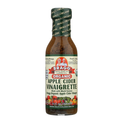 Bragg - Organic Raw Apple Cider Vinaigrette Dressing - Case of 6 - 12 Fl oz.