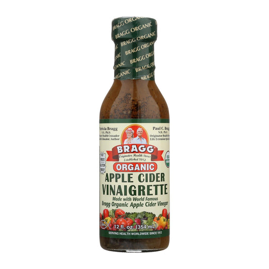 Bragg - Organic Raw Apple Cider Vinaigrette Dressing - Case of 6 - 12 Fl oz.