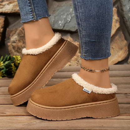 Plush Lined Platform Boots