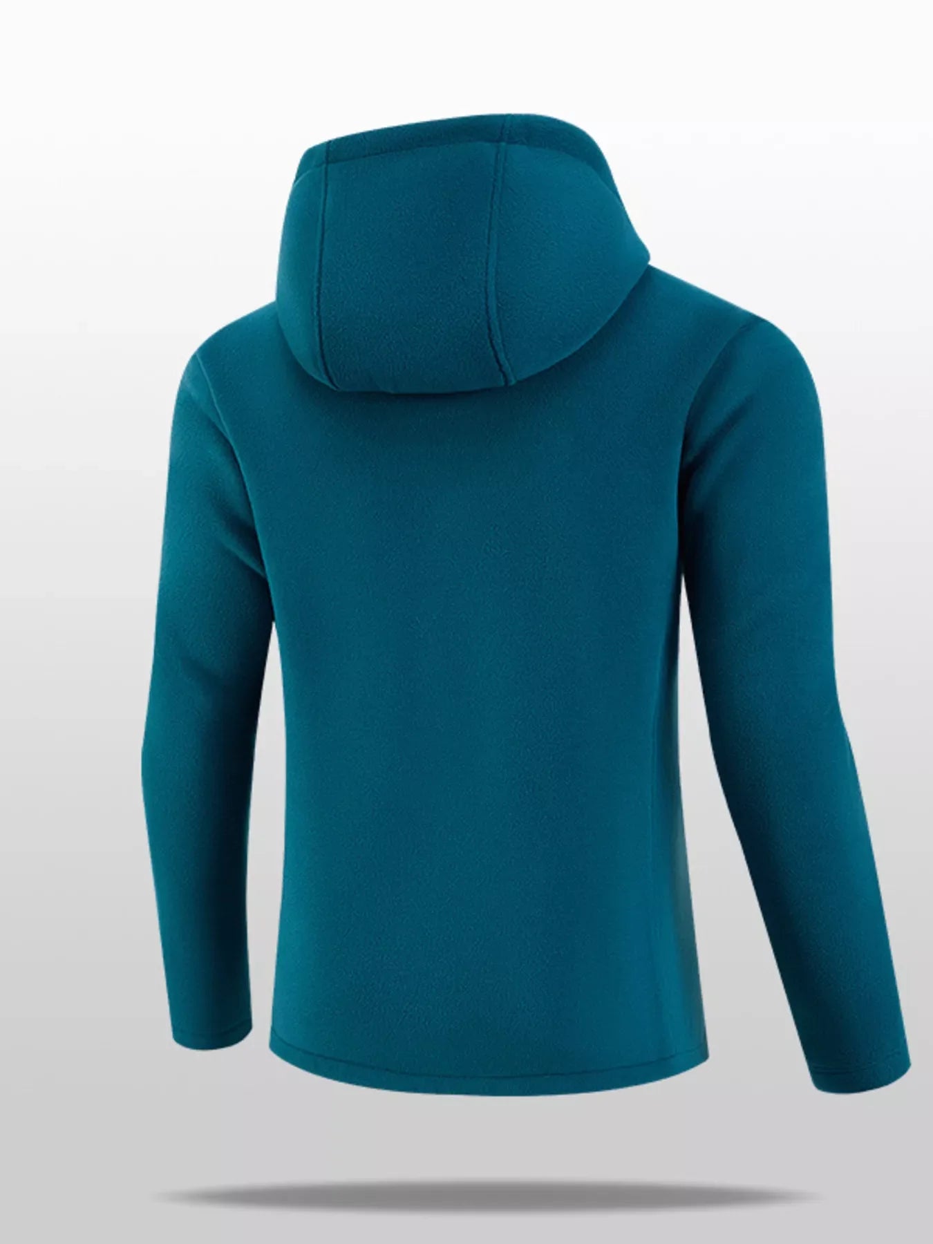 Men's Plus Size Hooded Fleece Full-Zip Jacket