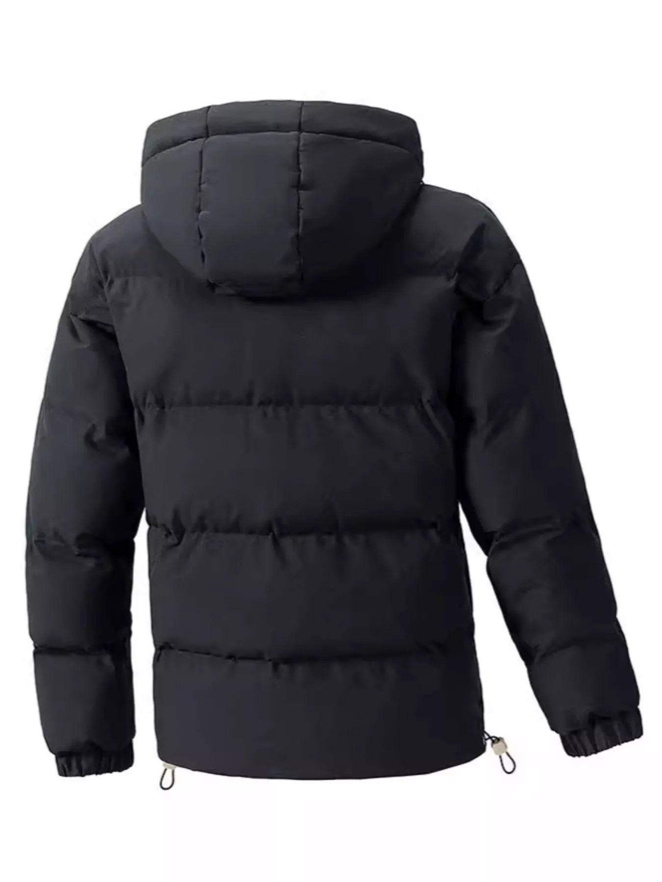 Men's Plus Size Warm Padded Hooded Puffer Jacket