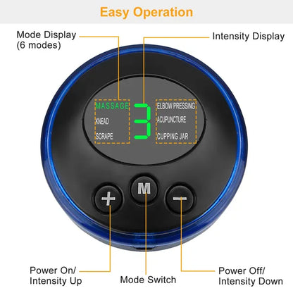 EMS Foot Massage Pad Electric Stimulator Massager Unit Rechargeable Leg Reshaping Muscle Pain Relax