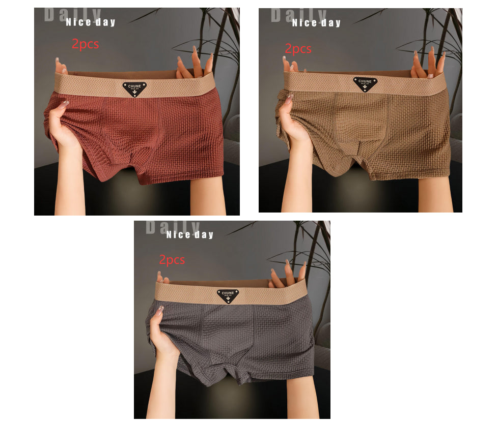 Men's Ice Silk Underwear Fashion Sport Boxer