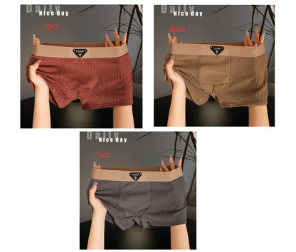 Men's Ice Silk Underwear Fashion Sport Boxer