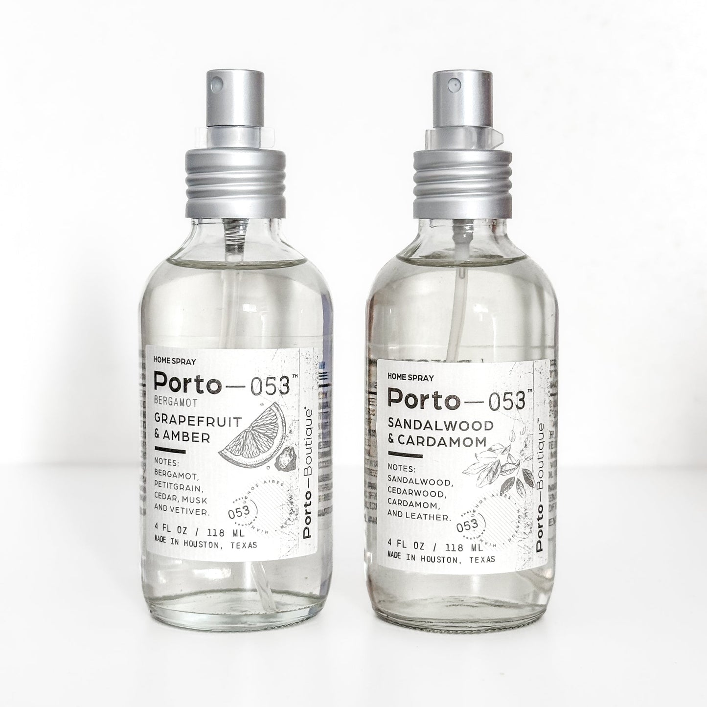 Porto-053 Room Spray — Premium Home Fragrance, Linen & Fabric Freshener | 4 oz