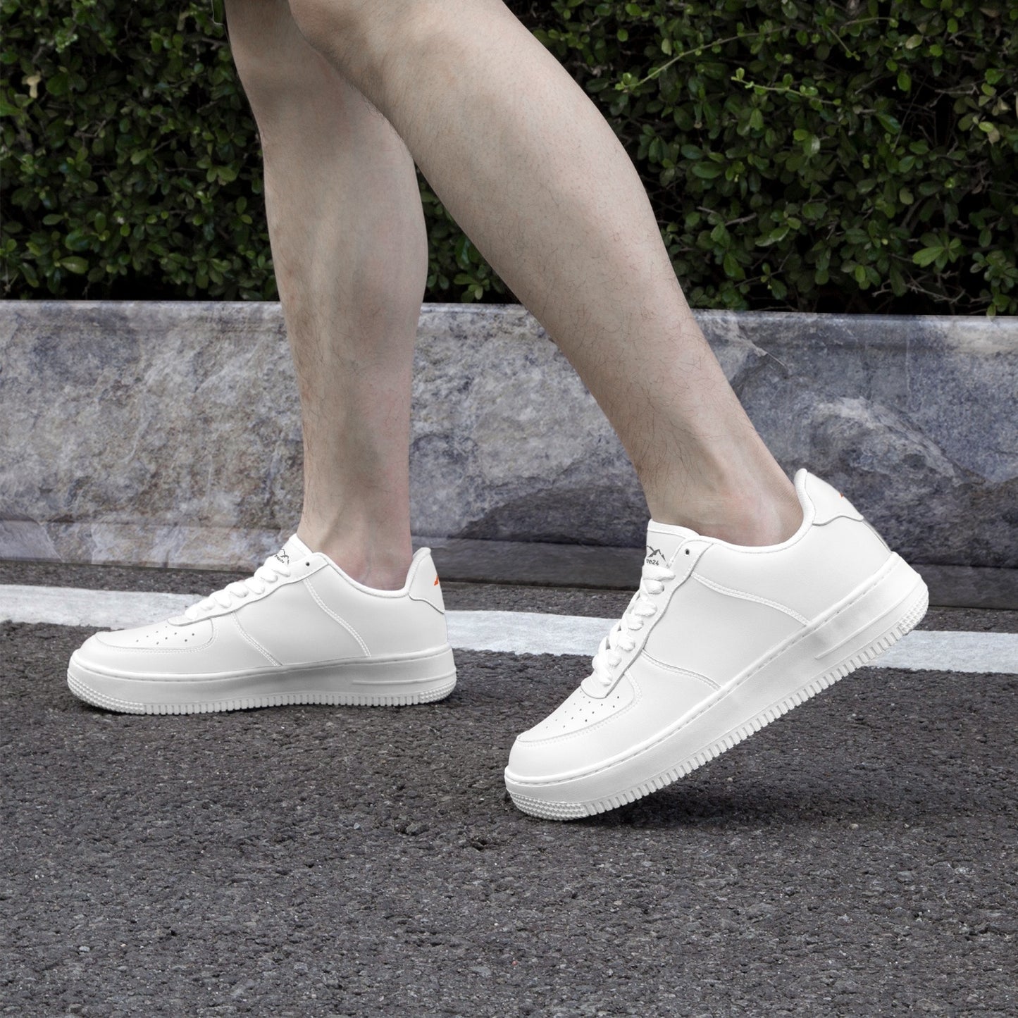 SHO-026WT-24  Leather Sports Sneakers