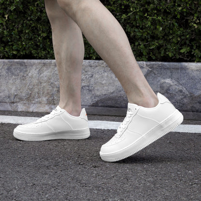 SHO-026WT-24  Leather Sports Sneakers