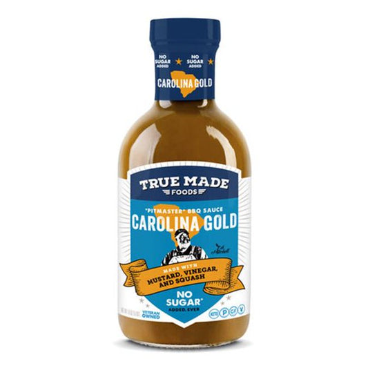 True Made Foods Carolina Gold BBQ Sauce (Pack of 6 - 18 Oz)