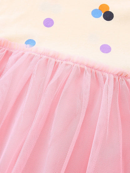 Children's Polka Dot Tulle Dress