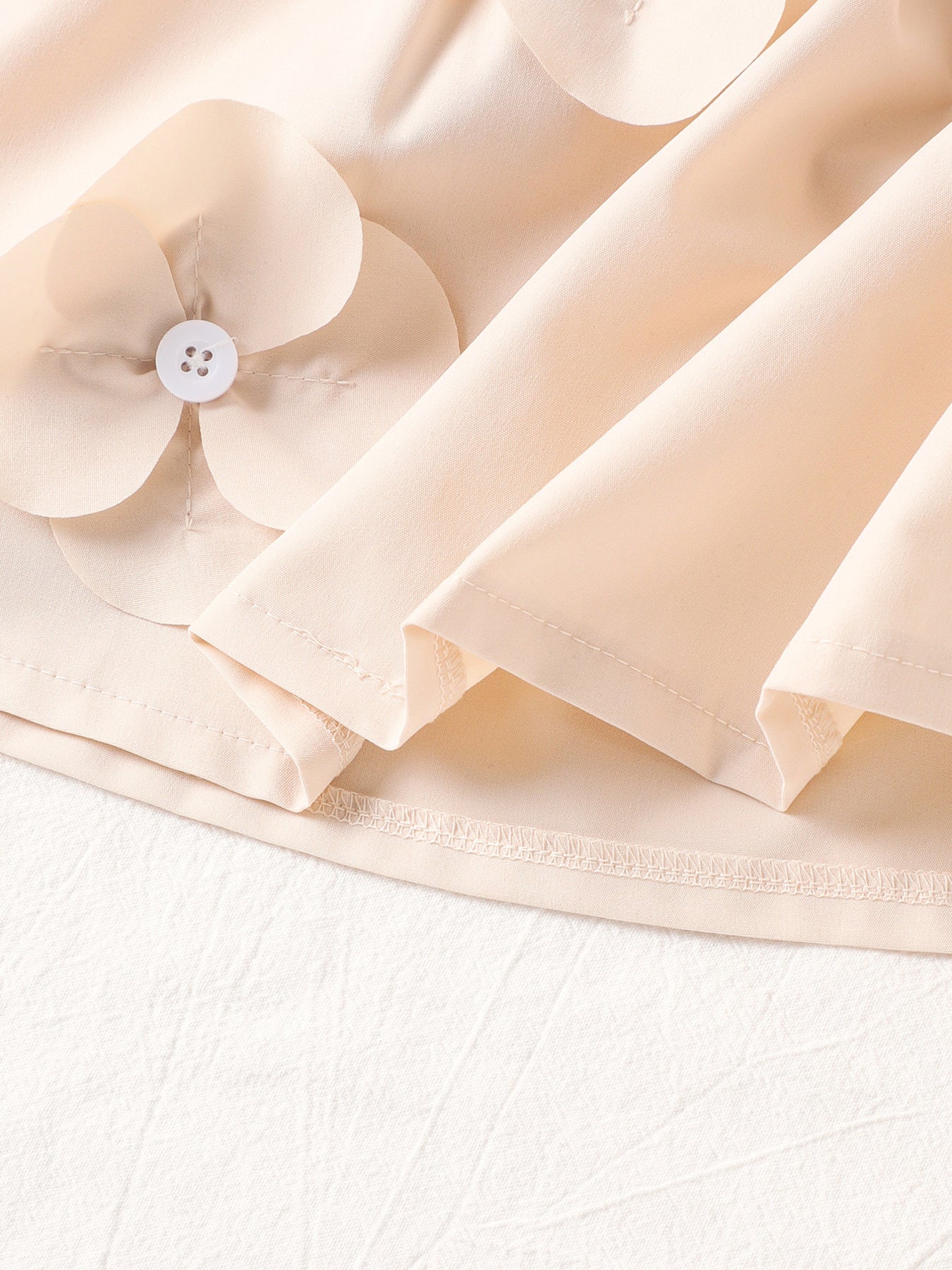 Children's Flower Ruffle Sleeve Dress