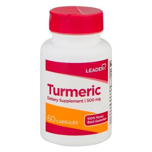 Leader Turmeric Supplement (500mg 60ct)