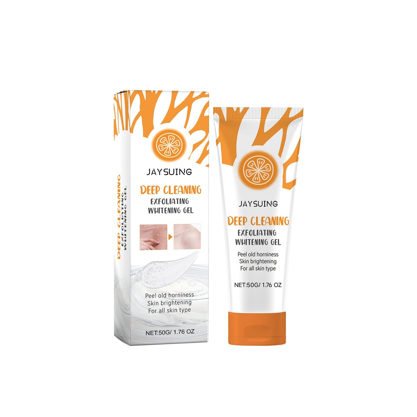 Jaysuing Exfoliating Gel Cleanses Body Exfoliating Chicken Skin And Moisturizes Skin All Over Your Body