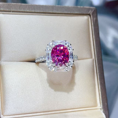 3 Carat Moissanite 925 Sterling Silver Ring