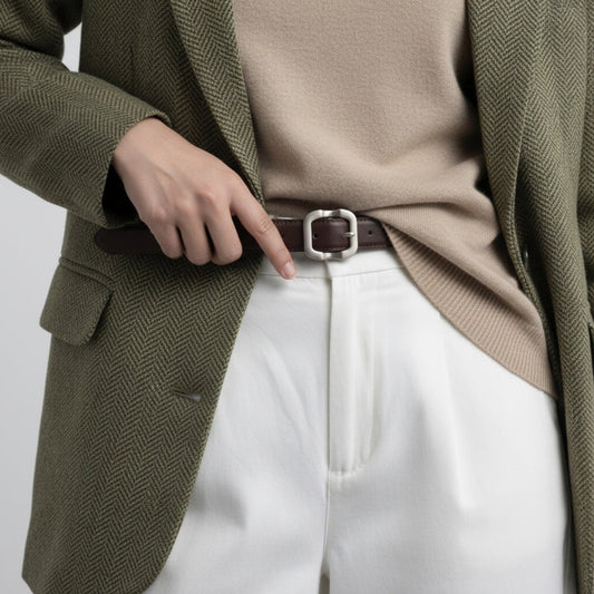 Silver Buckle Belt