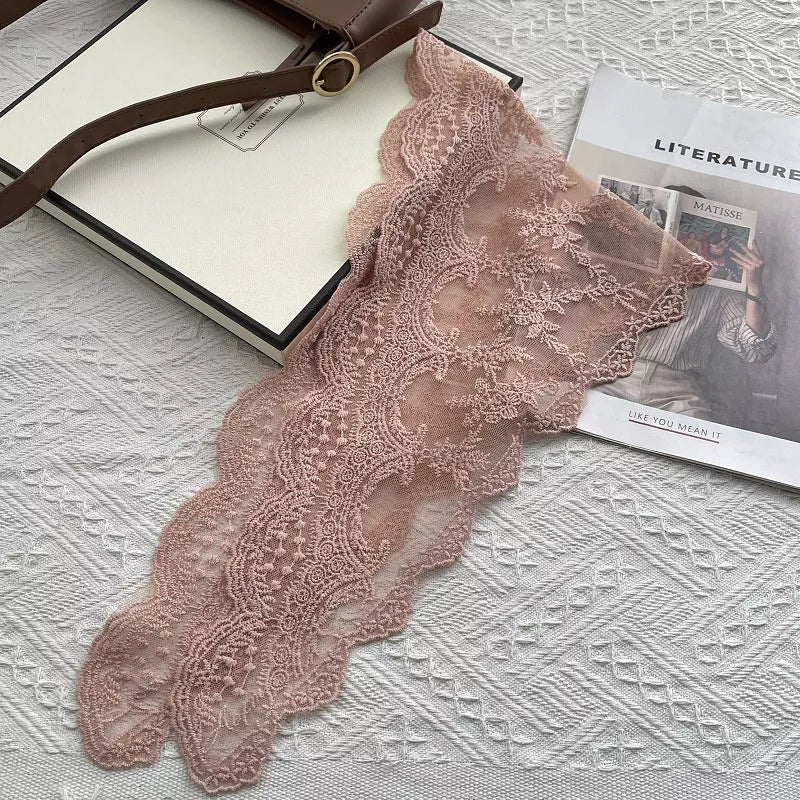 Elegant Lace Sheer Scarf