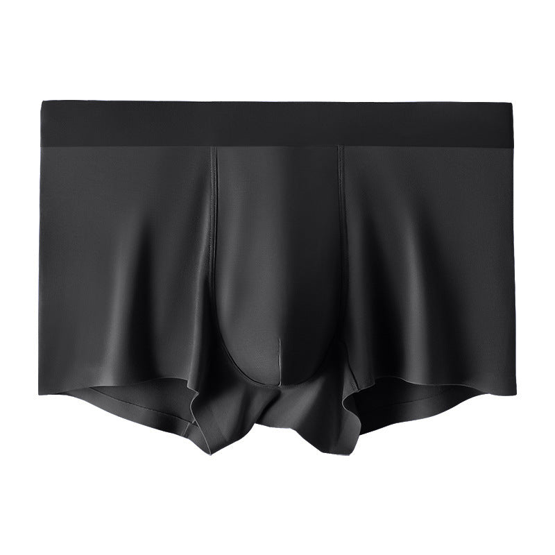 Men's Ice Silk Seamless One Piece Underwear