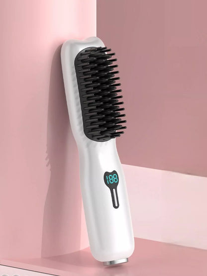 Portable Heated Hair Straightening Comb