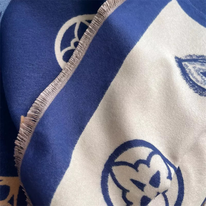 Raw Hem Scarf