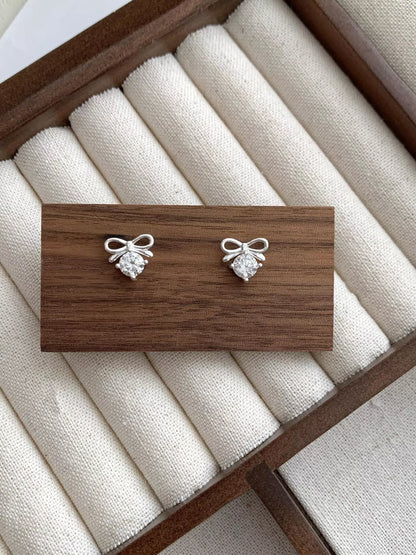 Bowknot Stud Earrings