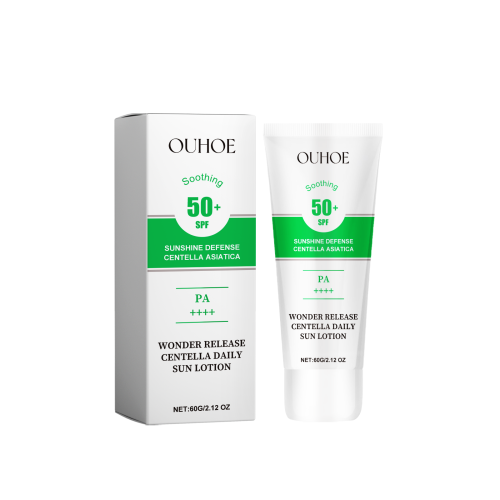 OUHOE Wonder Release Centella Daily Sun Lotion, Summer Protective Hydrating Mild Isolation Protective Cream