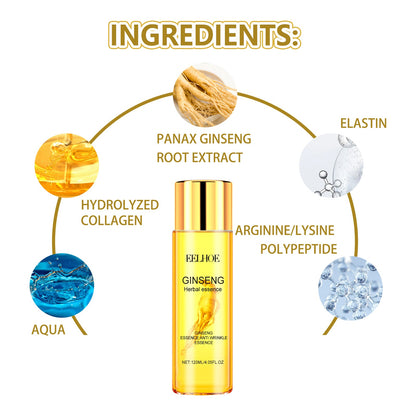 EELHOE Ginseng Essence Anti Wrinkle Essence, Wrinkles Firming Facial Skin Smooth And Tender And Elastic