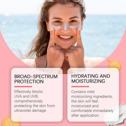 EELHOE Protection Stick, Summer Outdoor Sun Protection Spf50 Body Skin Moisturizing And Moisturizing Care Stick