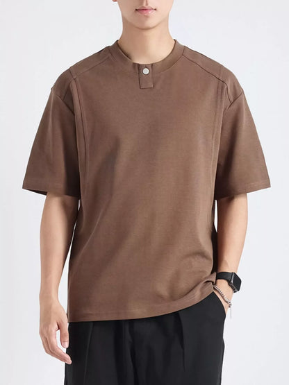 Men's Plus Size Casual Short Sleeve T-Shirt