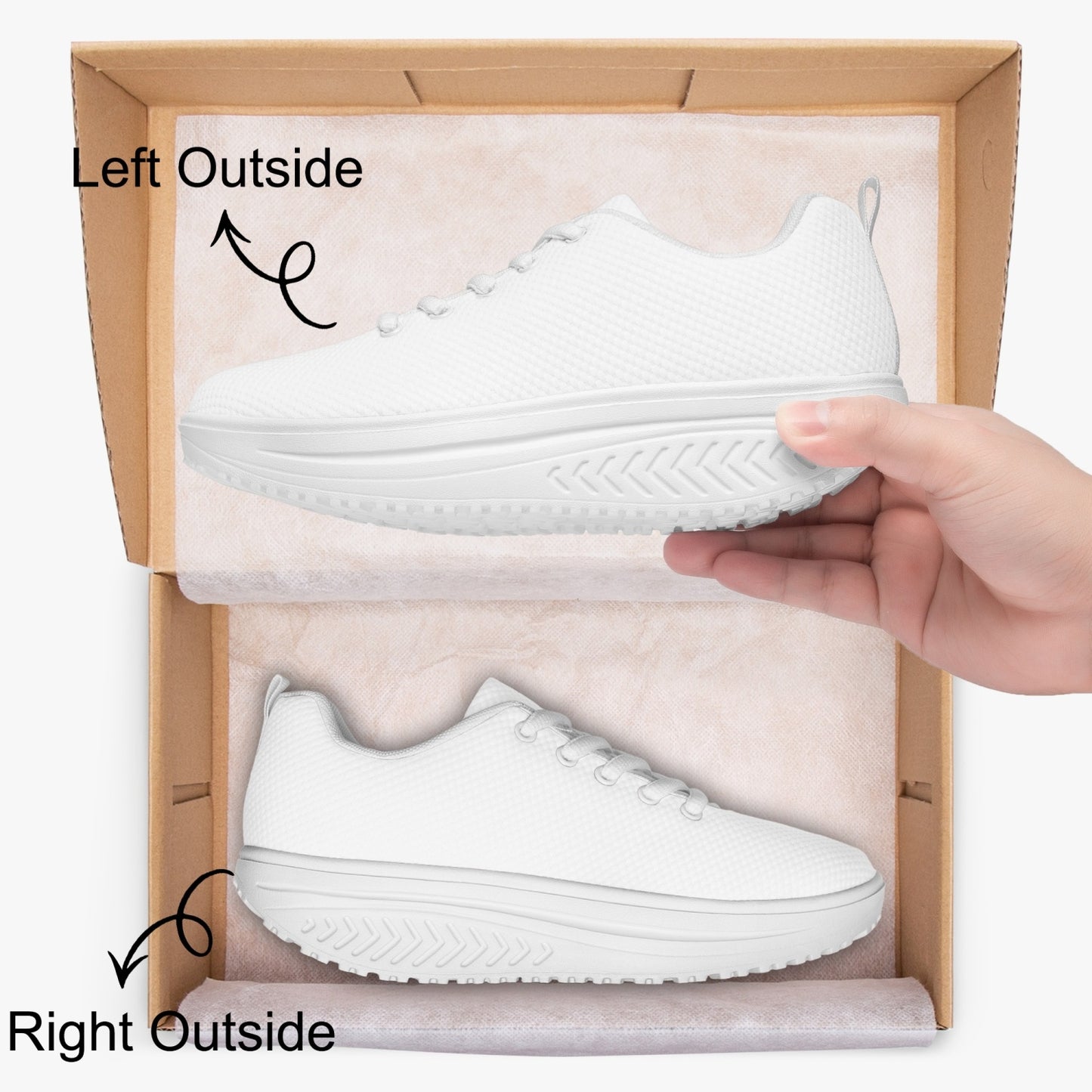 SHO-010W-24 Casual Women’s Mesh Rocking Shoes