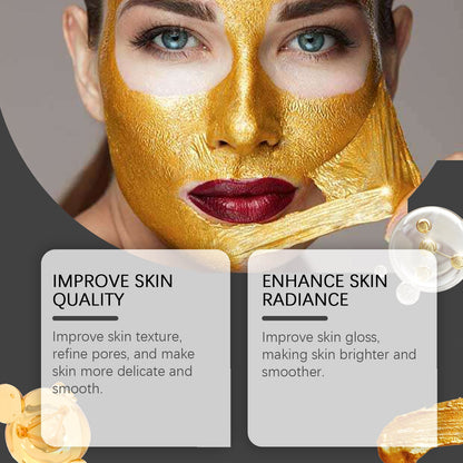 West Month Gold Peel Mask, 24k Gold Collagen Peel Mask Firming Moisturizing And Cleansing MaskWest Month Gold Peel Mask, 24k Gold Collagen Peel Mask Firming Moisturizing And Cleansing Mask